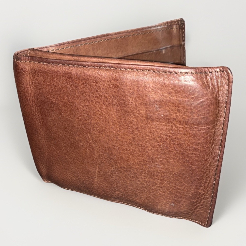 Vintage Carlo Amboldi- Men's Brown Wallet Authentic Fandango Soft Calf Leather